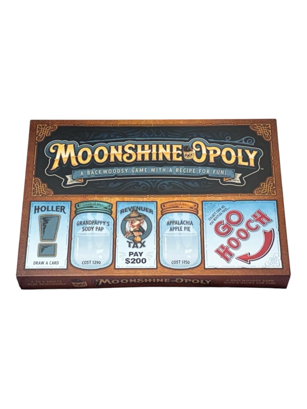 Moonshine-Opoly Board Game by Late for the Sky NEW/Sealed